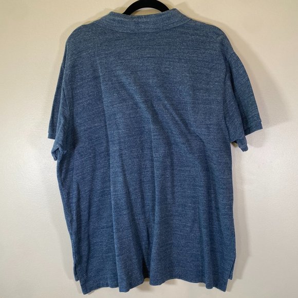 Polo Ralph Lauren Custom Fit Blue Heather Polo Shirt - Picture 4 of 4